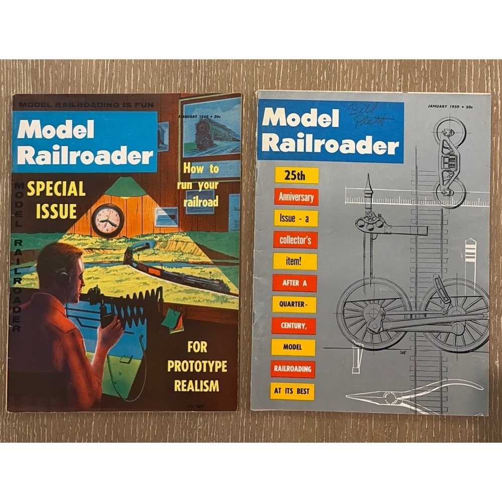 Vintage Model Railroader Magazine 1952 Lot of 3 January March September Issues‎